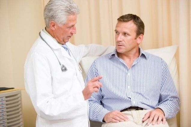 Prima di iniziare il trattamento per la prostatite, è necessaria una visita medica. 